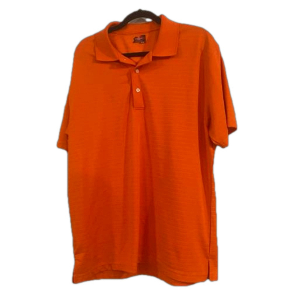 Men's Champions Tour Officially Licensed Polo Shirt Orange L/G